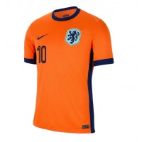 Camisa de time de futebol Holanda Memphis Depay #10 Replicas 1º Equipamento Europeu 2024 Manga Curta